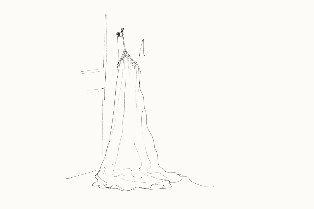 How to Style a Lace Nightgown With Easy Confidence — hand-drawn illustration by Darette