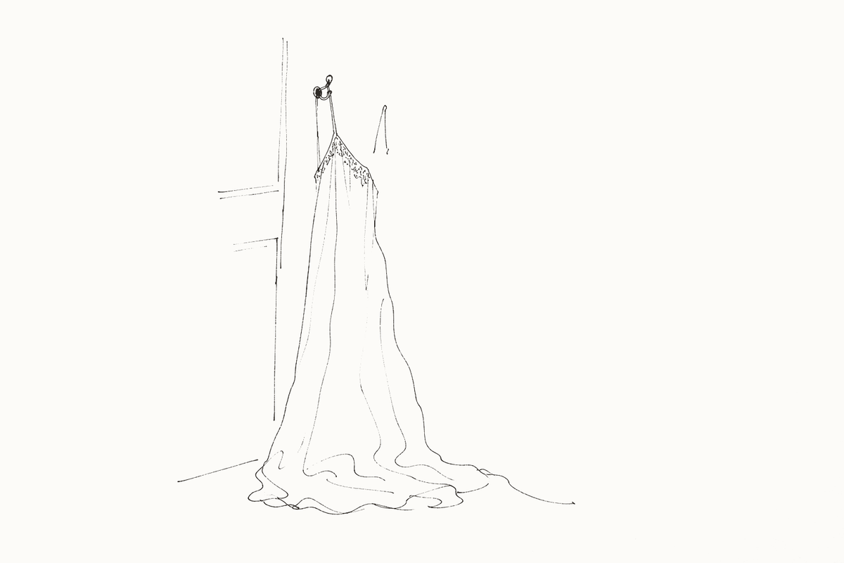 How to Style a Lace Nightgown With Easy Confidence — hand-drawn illustration by Darette