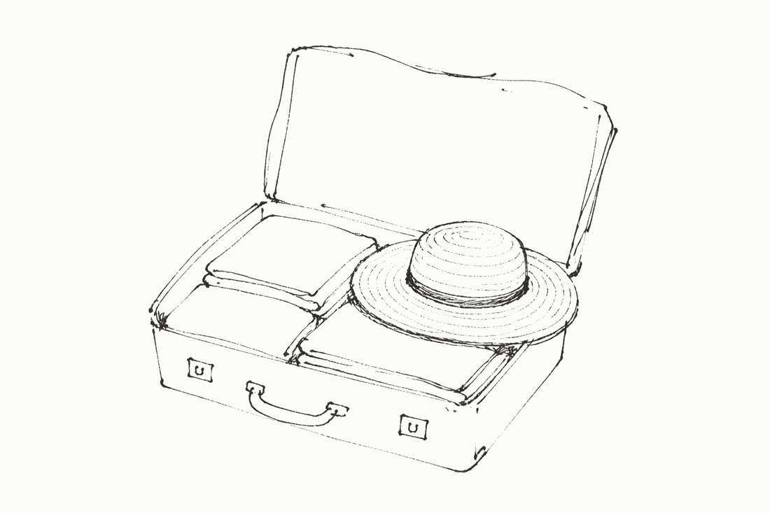 The Honeymoon Sleepwear Packing List You Will Actually Wear — hand-drawn illustration by Darette