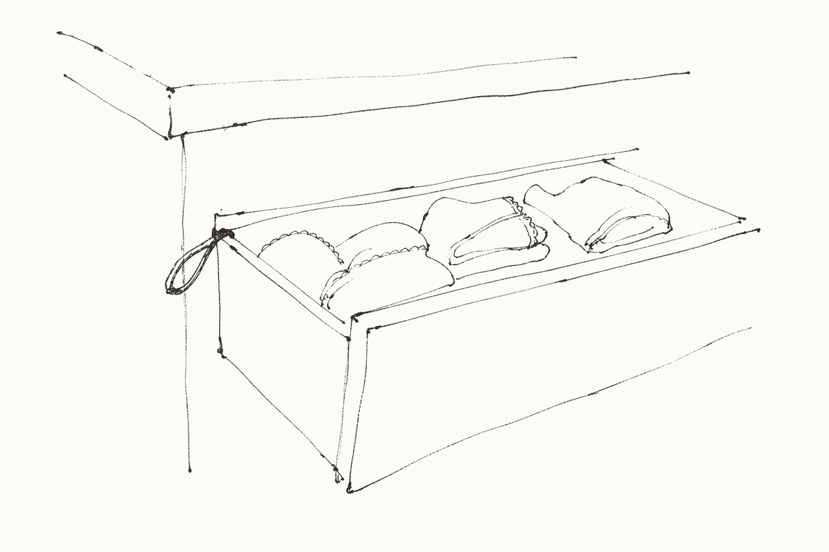 Building a Lingerie Capsule: Where to Start — hand-drawn illustration by Darette