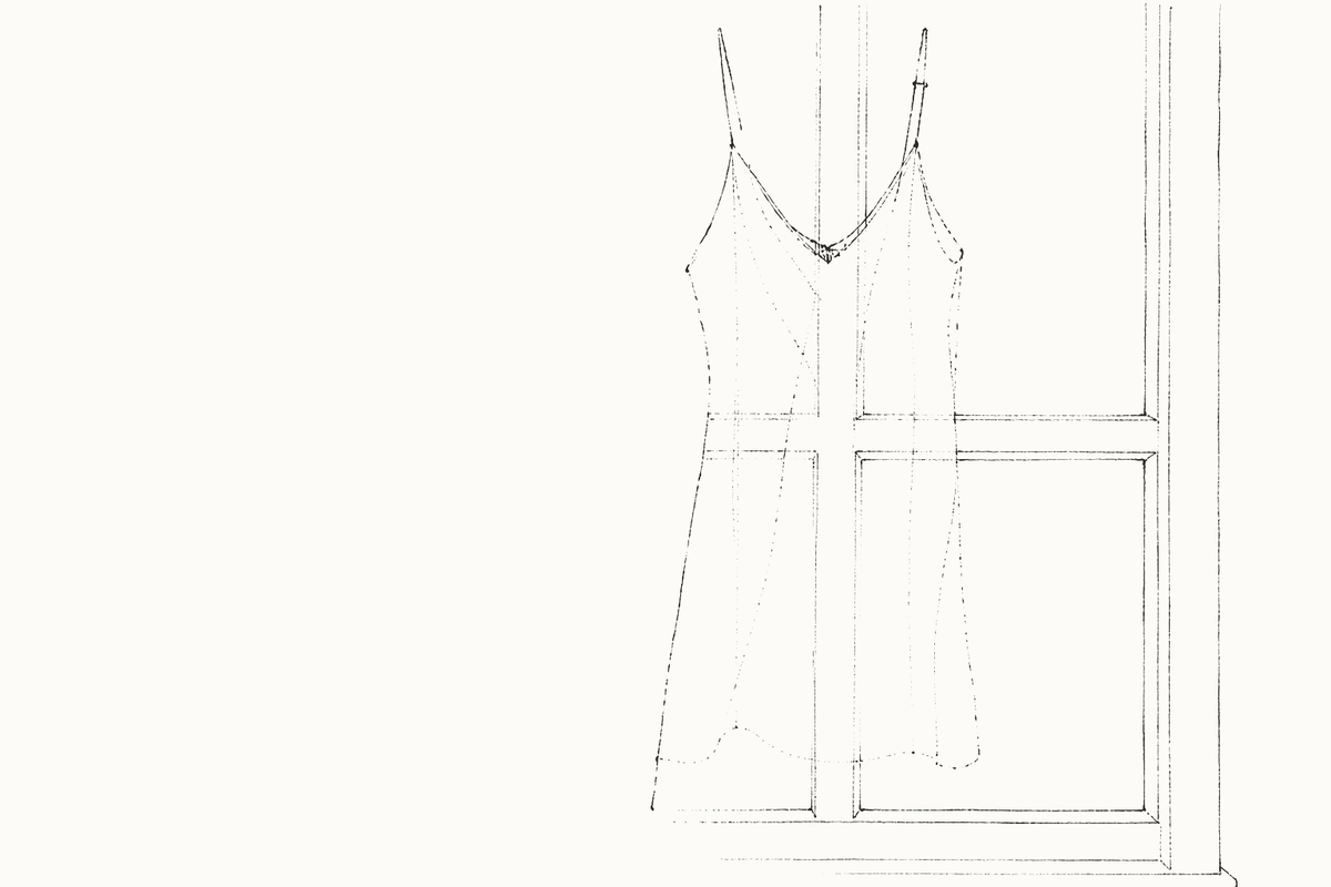 How to Wear Sheer Lingerie with Confidence — hand-drawn illustration by Darette