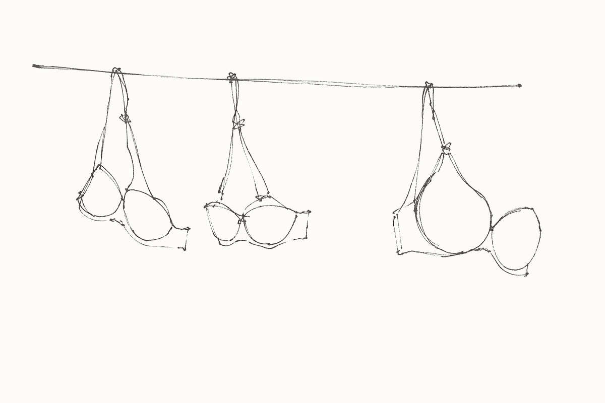 Demi, Balconette, Full Cup: Bra Styles Explained — hand-drawn illustration by Darette