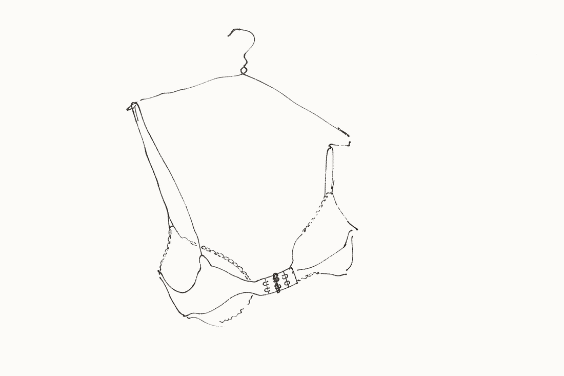 Why Doesn't My Bra Fit? 6 Problems, Fixed — hand-drawn illustration by Darette