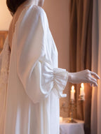 The Rose to the Occasion Gown photographed from a second angle