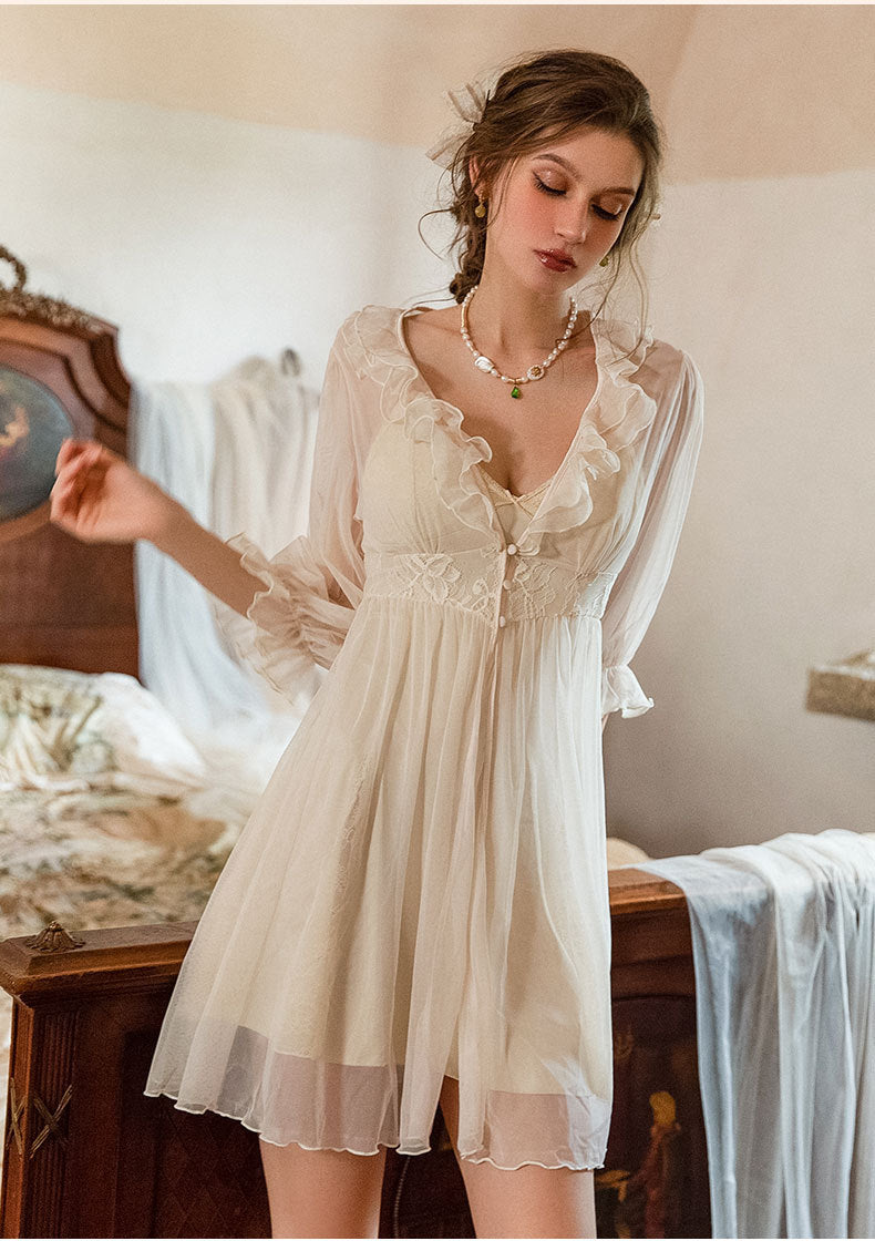 Darette Champagne Problems Satin Slip - product view (third alternate view)