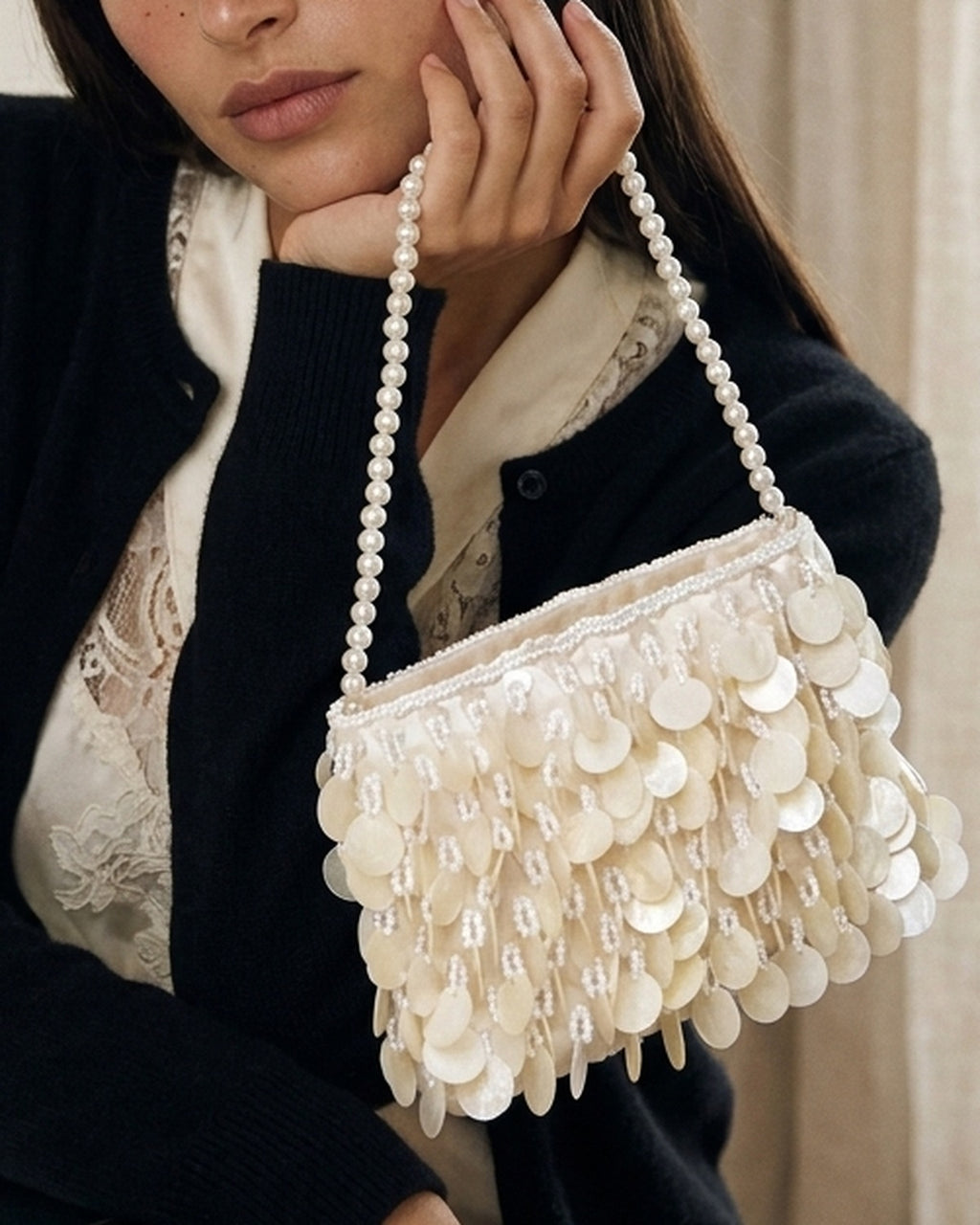 Plus One Sequin Bag · west