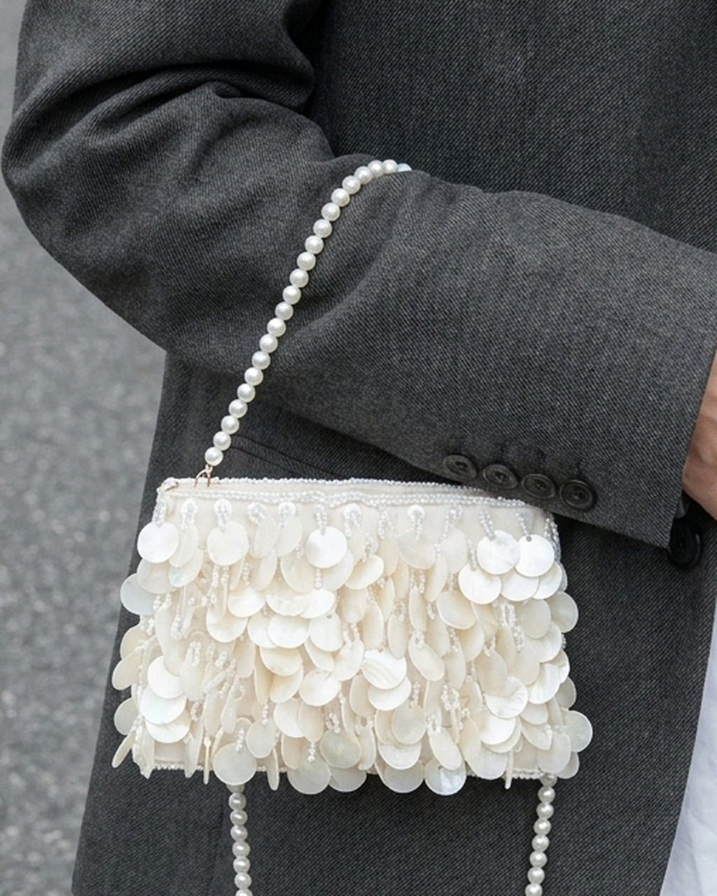Plus One Sequin Bag · social