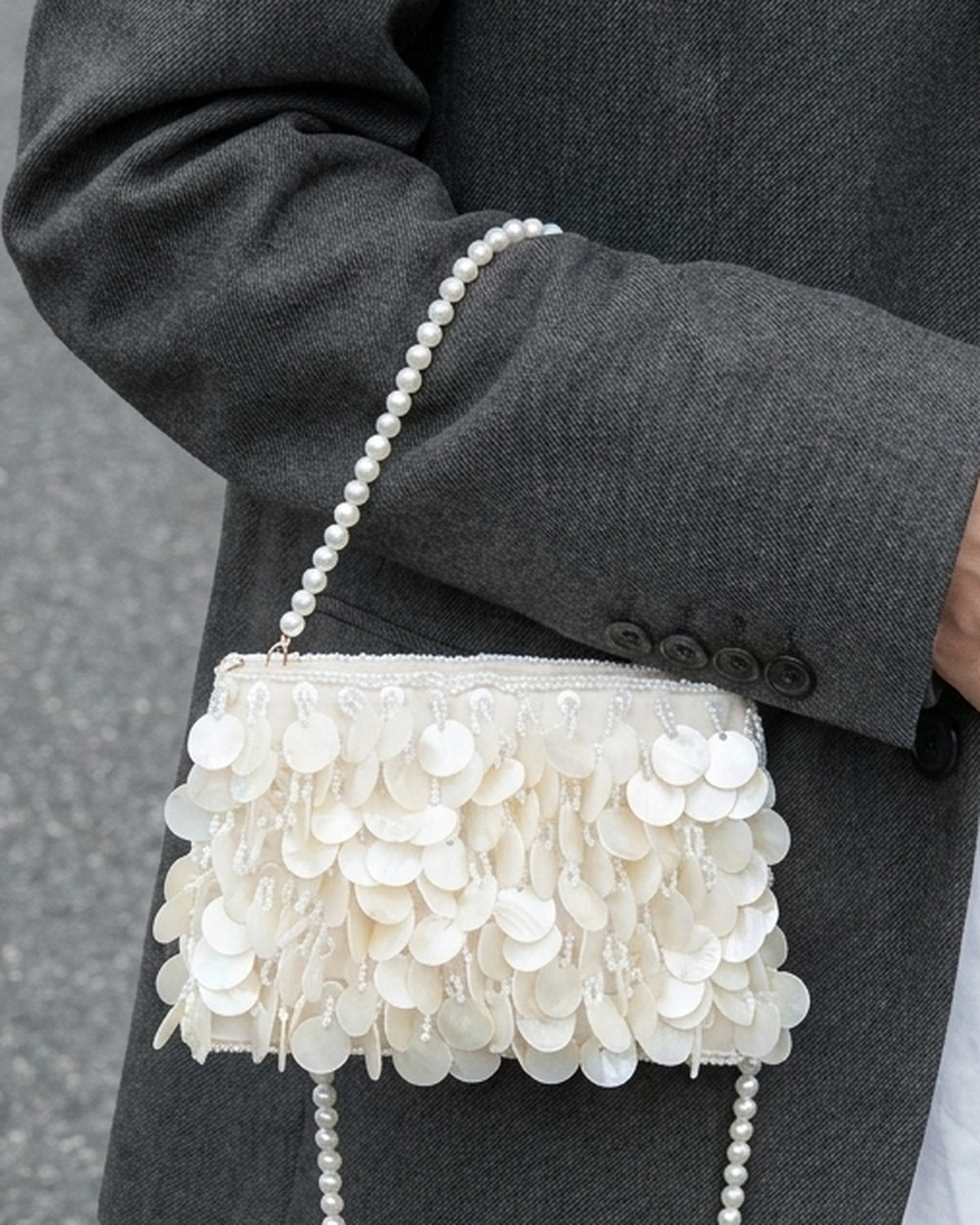 Plus One Sequin Bag · social