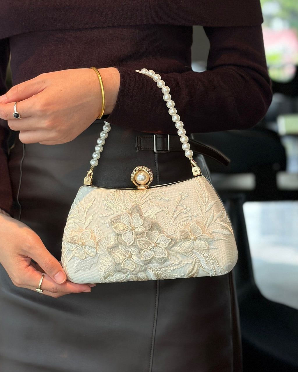 Old Flame Embroidered Bag · product
