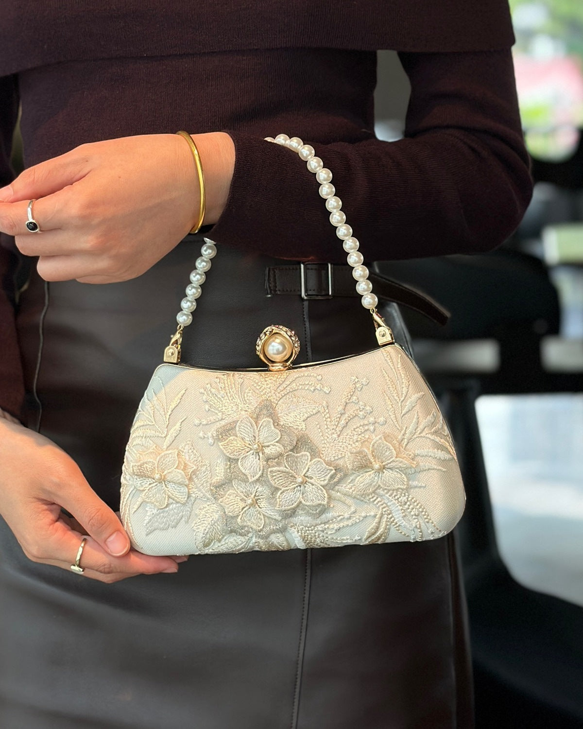 Old Flame Embroidered Bag · product