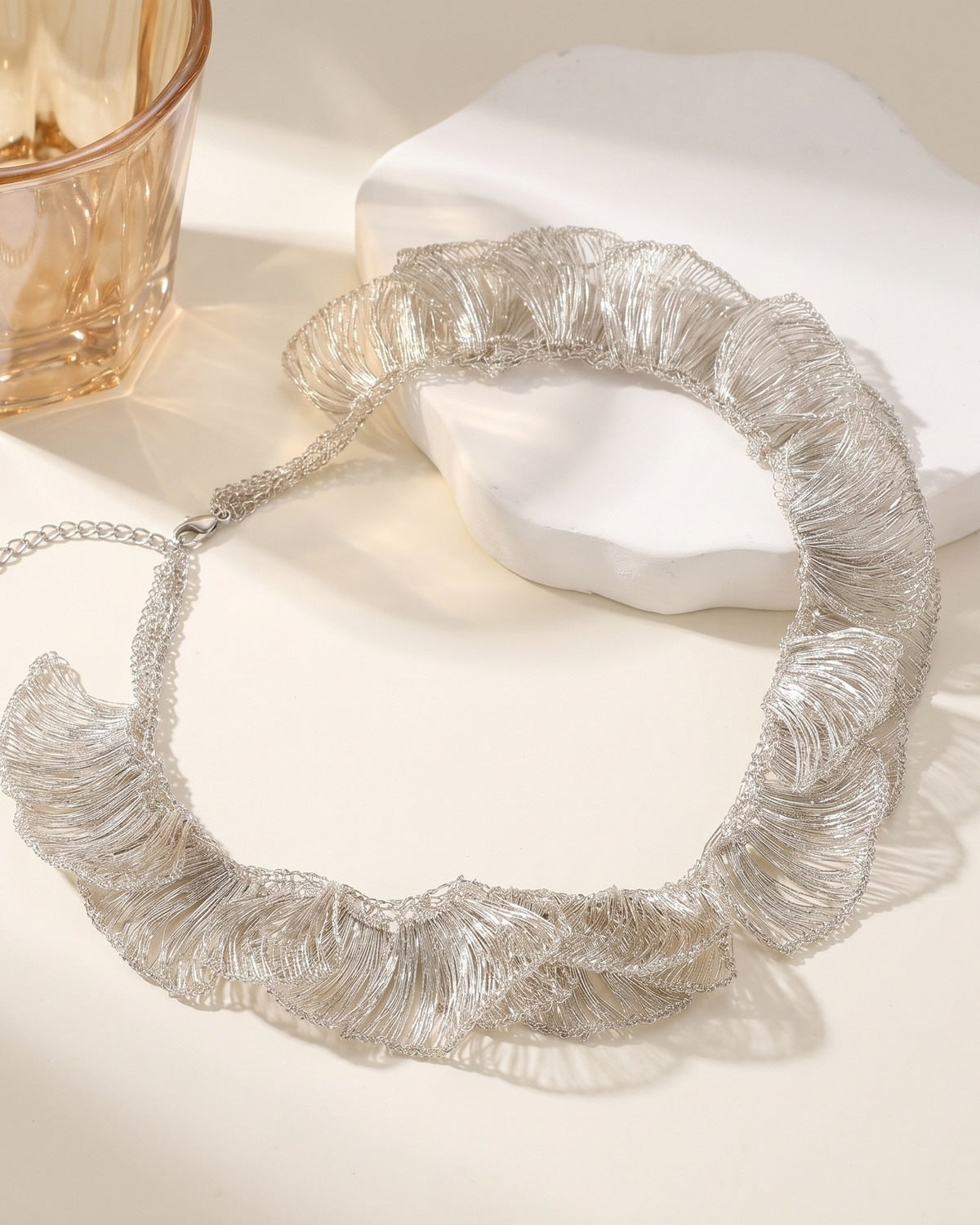 Last Word Fringe Necklace · flat