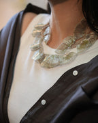 Last Word Fringe Necklace · model