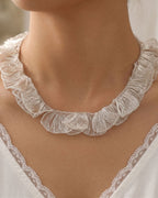 Last Word Fringe Necklace · model