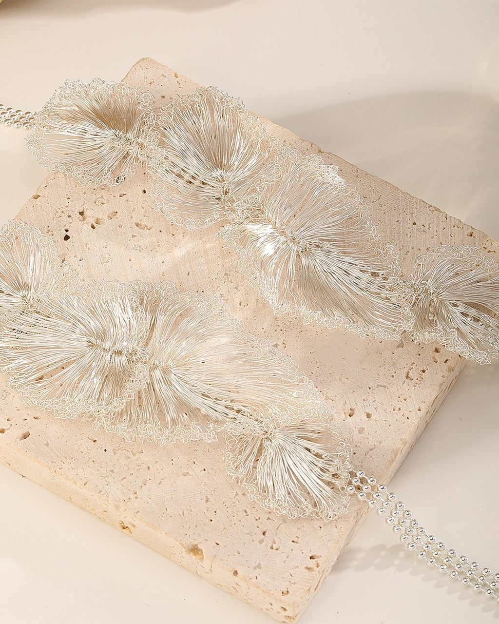 Late Bloomer Woven Flower Set · flat