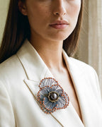 Small Talk Flower Brooch · west
