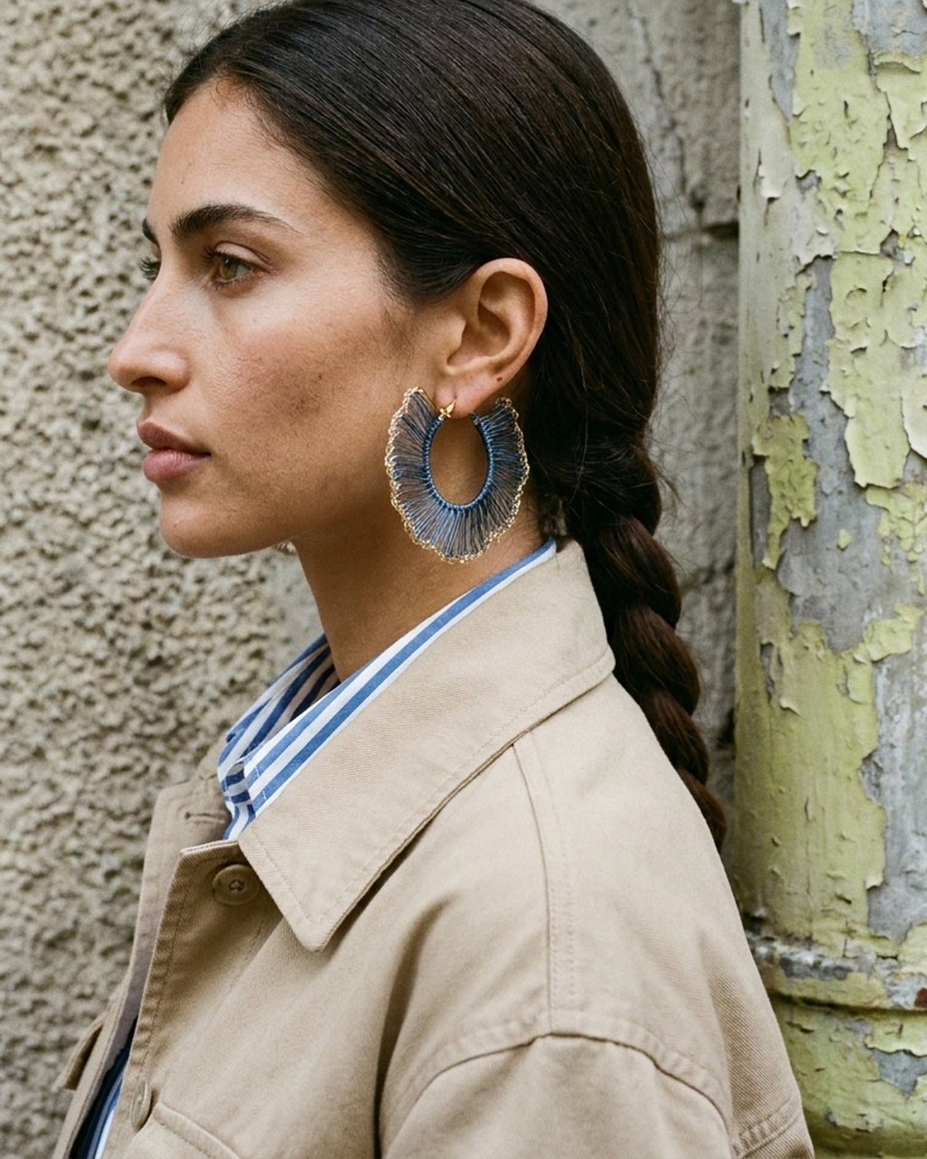 Loud and Clear Woven Hoops · social