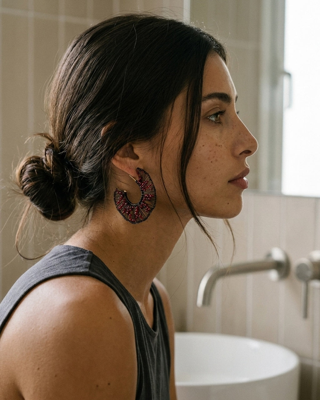 Loud and Clear Woven Hoops · social