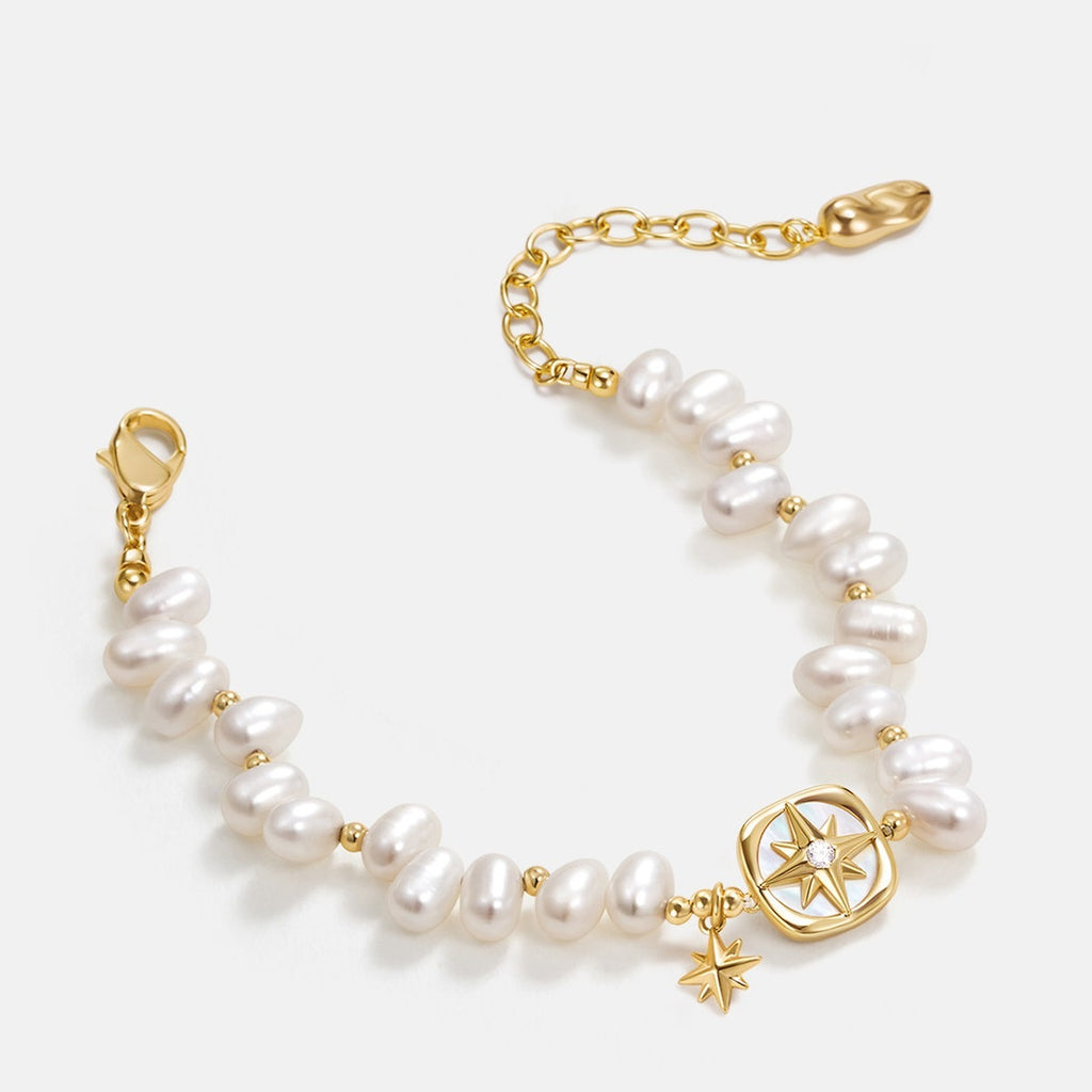 Small Fortune Pearl Bracelet · detail
