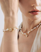 Small Fortune Pearl Bracelet · model