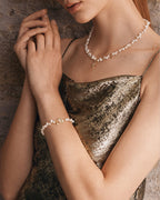 Small Fortune Pearl Bracelet · model