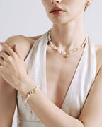 Small Fortune Pearl Bracelet · model