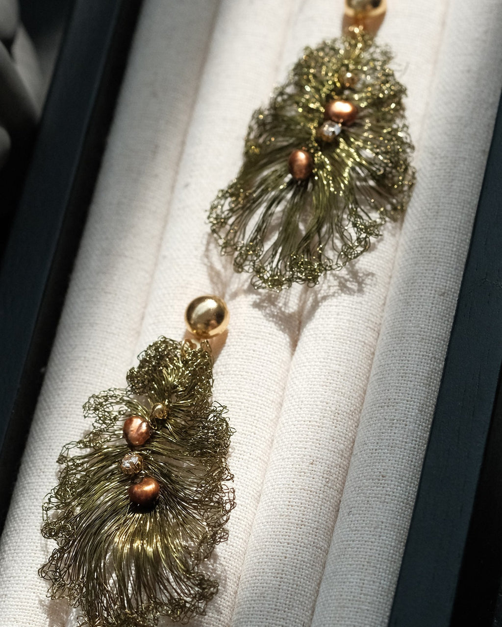 Day Off Woven Flower Earrings · product