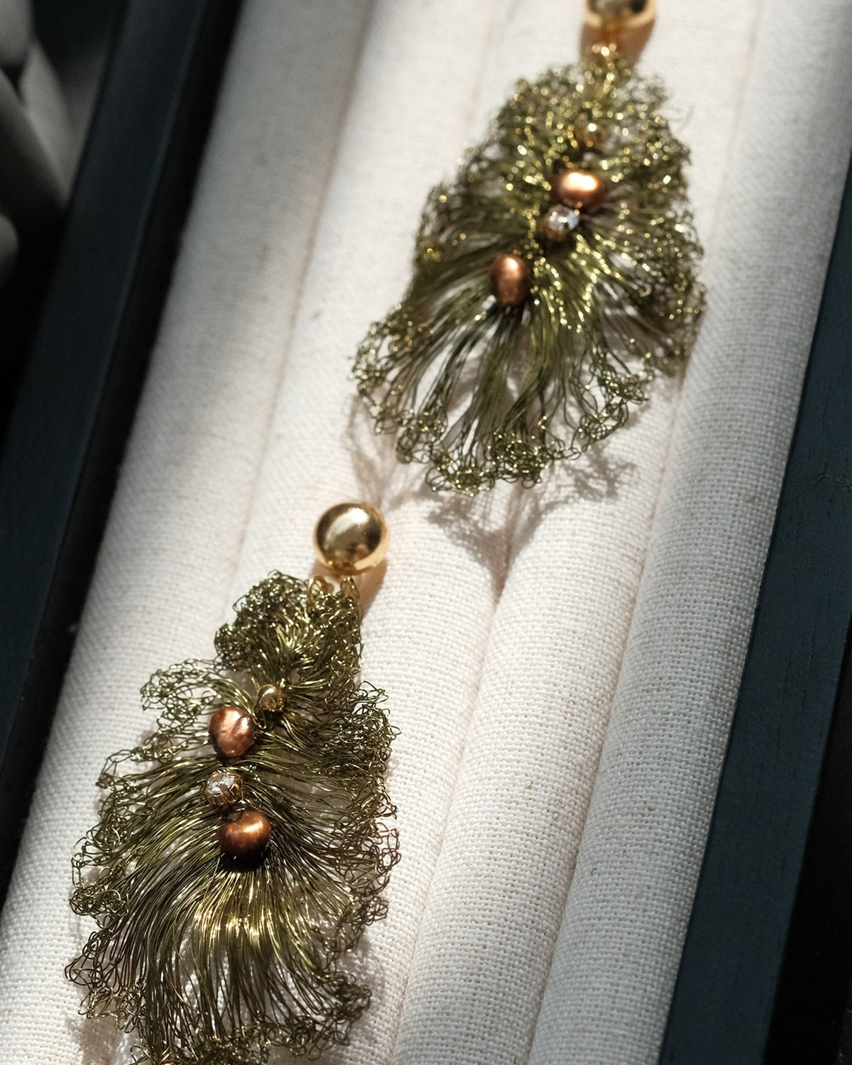 Day Off Woven Flower Earrings · product
