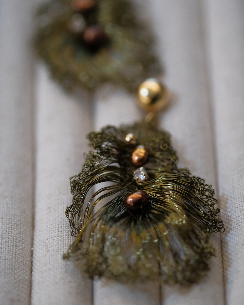 Day Off Woven Flower Earrings · product