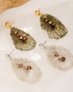 Day Off Woven Flower Earrings · product