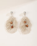 Day Off Woven Flower Earrings