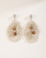 Day Off Woven Flower Earrings