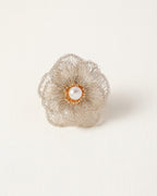 Grand Gesture Flower Brooch · flat