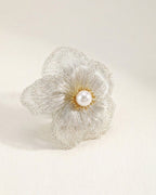 Grand Gesture Flower Brooch · flat