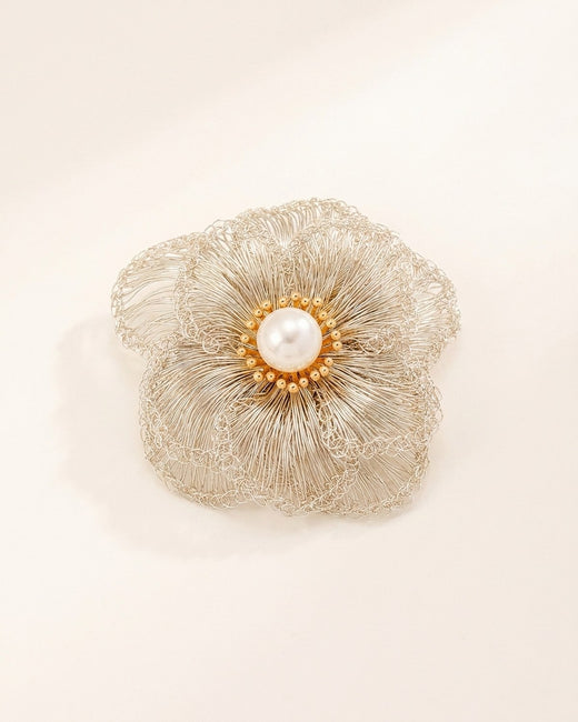Grand Gesture Flower Brooch