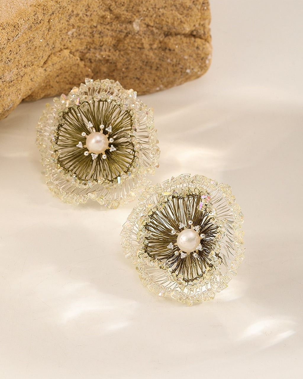 Soft Launch Pearl Flower Earrings · product