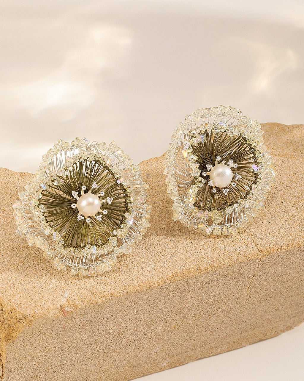 Soft Launch Pearl Flower Earrings · product