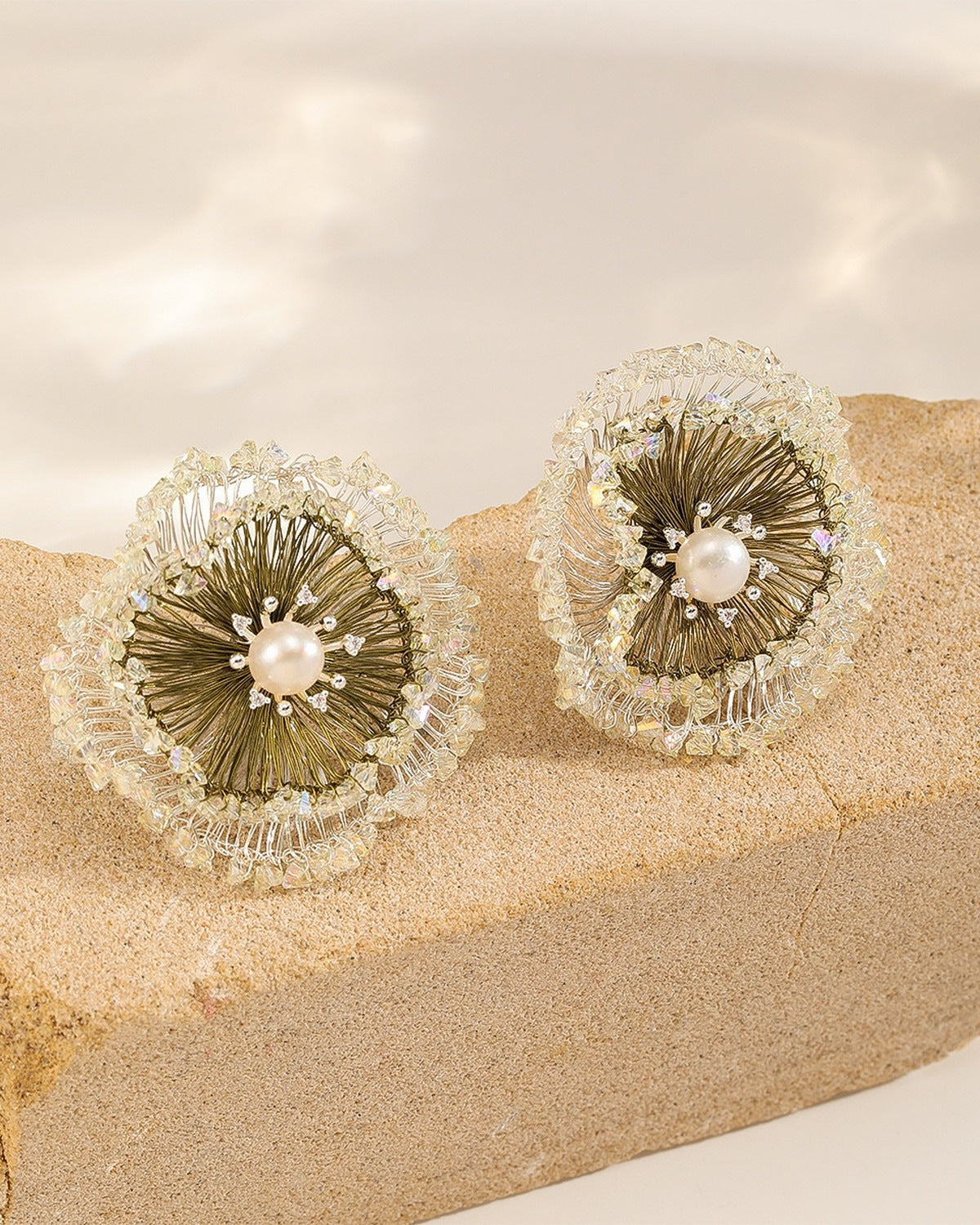 Soft Launch Pearl Flower Earrings · product