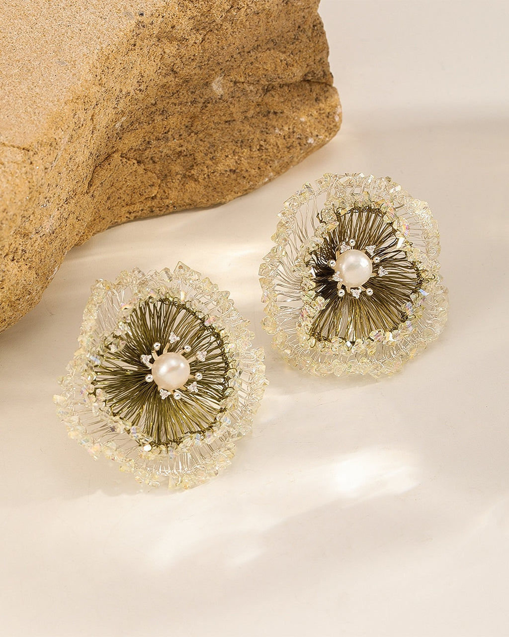 Soft Launch Pearl Flower Earrings · product