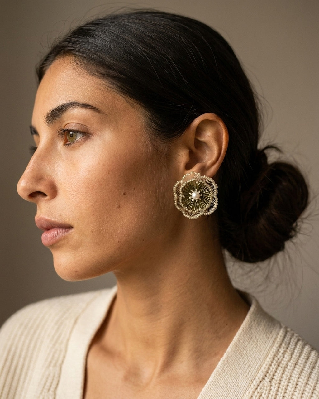 Soft Launch Pearl Flower Earrings · social