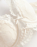 Close-up of the fabric and trim on the Darette Low Key Lace Set
