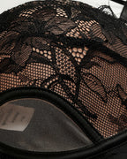 Close-up of the fabric and trim on the Darette Quiet Yes Lace Set