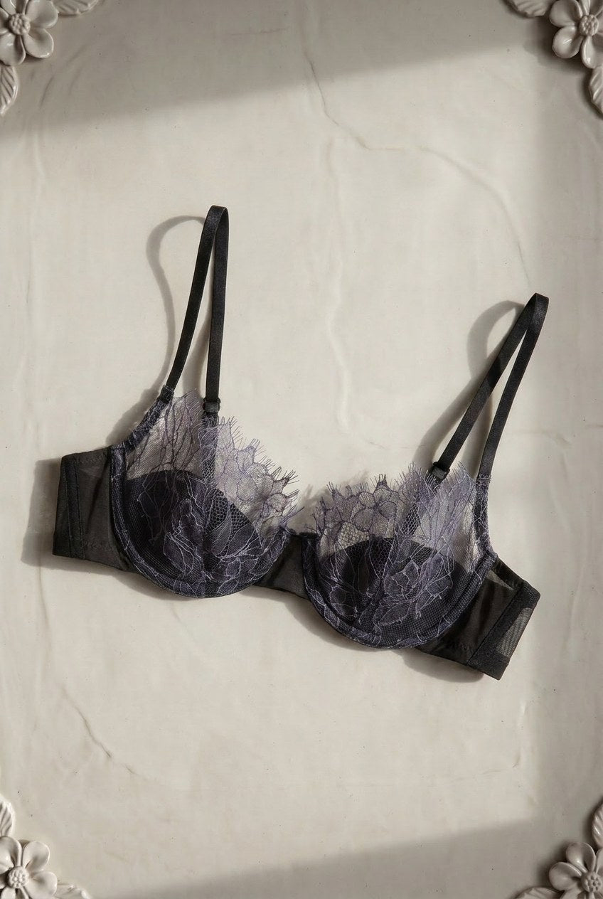Esmé Lace Set — Noir colourway