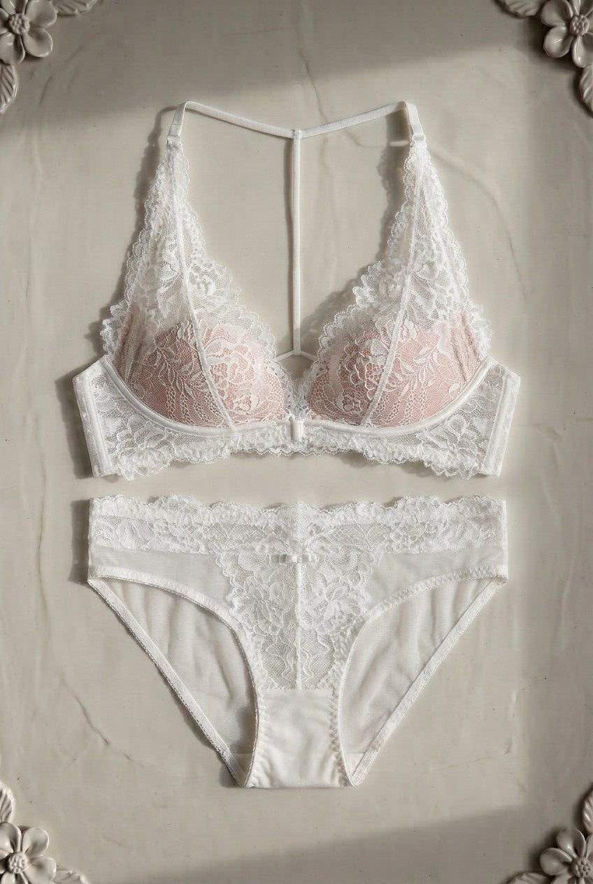 Colette Halter Set — Ivory colourway