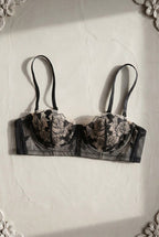 Rose Lace Set — Noir colourway