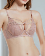 Indoor portrait of a model in the Darette The Undone Lace Set