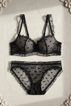 Anaïs Lace Set — Noir colourway