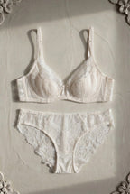 Violette Plunge Set — Champagne colourway