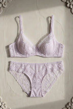 Violette Plunge Set — Mauve colourway