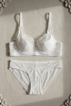 Delphine Lace Set — Ivory colourway