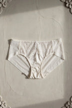 Mira Silk Triangle Set — Ivory colourway
